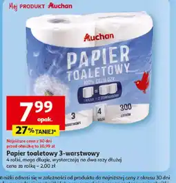 Auchan Papier toaletowy Auchan oferta