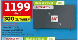 Auchan Smart LED TV 43" Samsung 43CU7092 oferta
