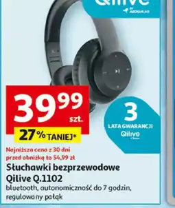 Auchan Słuchawki bezprzewodowe Qilive Q.1102 oferta