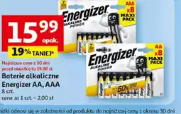 Auchan Baterie alkaliczne Energizer AA, AAA oferta