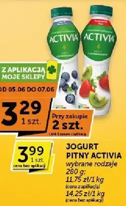 Groszek Jogurt Activia wybrane rodzaje oferta