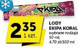 Euro Sklep Lody Ekipa Koral wybrane rodzaje oferta