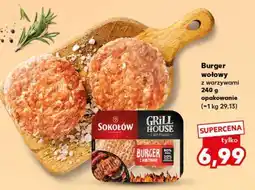 Kaufland Burger wołowy z warzywami 240 g opakowanie oferta