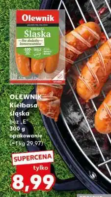 Kaufland OLEWNIK Kiełbasa śląska bez „E”, 300 g opakowanie oferta