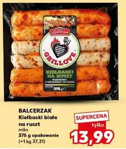 Kaufland BALCERZAK Kiełbaski białe na ruszt oferta