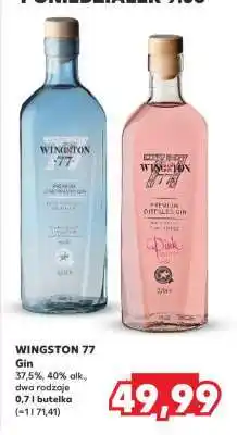 Kaufland WINGSTON 77 Gin oferta