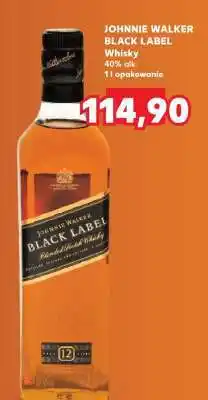 Kaufland JOHNNIE WALKER BLACK LABEL oferta