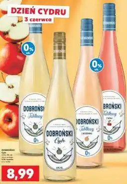 Kaufland DOBROŃSKI Cydr oferta