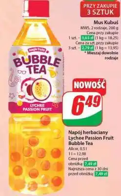 Dino Napój herbaciany Lychee Passion Fruit Bubble Tea oferta