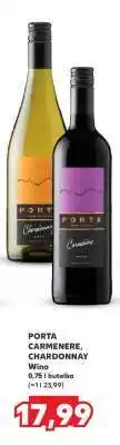 Kaufland PORTA CARMENERE, CHARDONNAY oferta