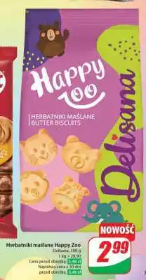 Dino Herbatniki maślane Happy Zoo oferta