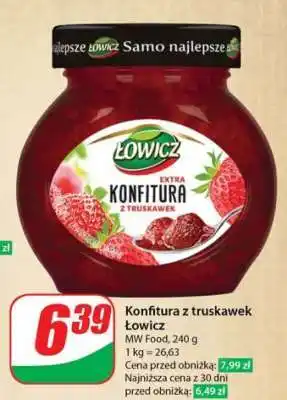 Dino Konfitura z truskawek Łowicz oferta