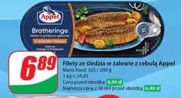 Dino Filety ze śledzia w zalewie z cebulą Appel oferta