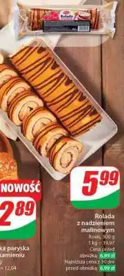 Rolada z nadzieniem malinowym
