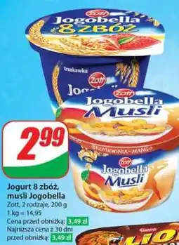 Dino Jogurt 8 zbóż, musli Jogobella oferta