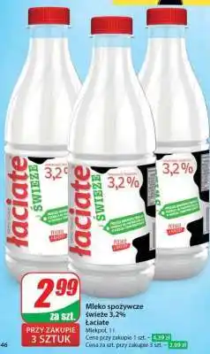 Dino Mleko spożywcze świeże 3,2% Łaciate oferta