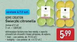 ALDI HOME CREATION Świeczki citronella oferta