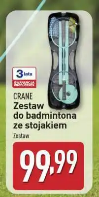 ALDI CRANE Zestaw do badmintona ze stojakiem oferta