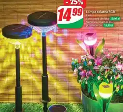 Dino Lampa solarna RGB oferta