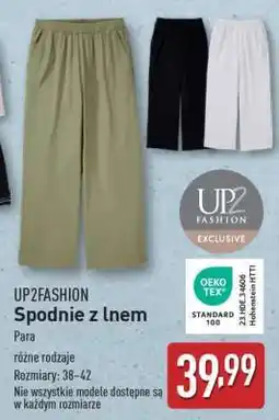ALDI UP2FASHION Spodnie z Lnem oferta