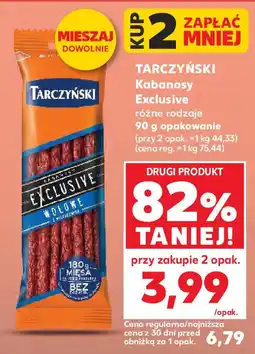 Kaufland Tarczyński kabanosy exclusive oferta