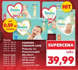 Kaufland Pampers premium care pieluchy lub pieluchomajtki dla dzieci oferta