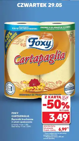 Kaufland Foxy cartapaglia ręczniki kuchenne oferta