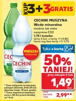 Kaufland Cechini muszyna woda mineralna oferta