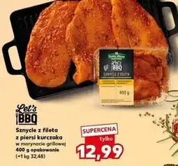 Kaufland Sznycle z kurczaka w marynacie grillowej K-Classic Let's Bbq oferta
