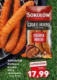 Kaufland Kiełbasa brocka Sokołów Grill House oferta
