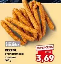 Kaufland Frankfurterki z serem Pekpol oferta