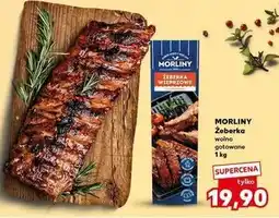 Kaufland Żeberka wieprzowe wolno gotowane Morliny oferta