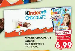 Kaufland Kinder chocolate batoniki oferta