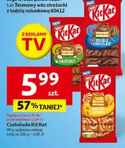 Auchan Czekolada salted caramel Kitkat oferta