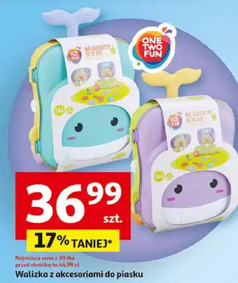 Auchan Walizka z akcesoriami do piasku One Two Fun oferta