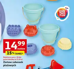 Auchan Zestaw plażowy One Two Fun oferta