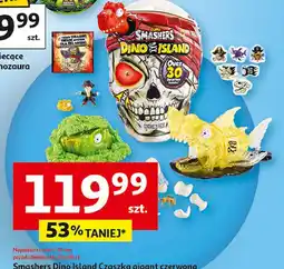 Auchan Czaszka gigant czerwona smashers dino island Zuru oferta