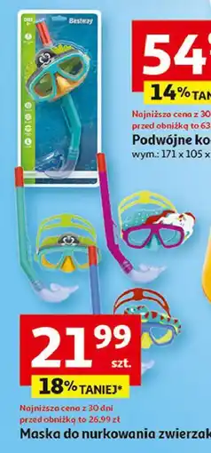 Auchan Maska do nurkowania z rurką Bestway oferta