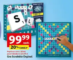 Auchan Gra scrabble original Mattel oferta