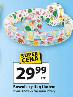 Auchan Basen + piłka koło oferta