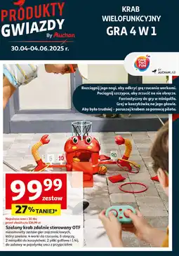 Auchan Szalony krab One Two Fun oferta