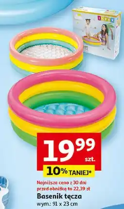 Basen dmuchany tęcza 90 x 25 cm Intex