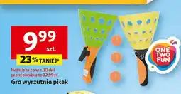 Auchan Gra wyrzutnia piłek One Two Fun oferta