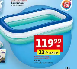 Auchan Basen dmuchany my family pool 262 x 175 51 cm One Two Fun oferta