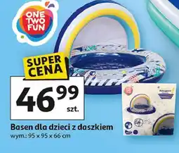 Auchan Basen dla dzieci z daszkiem One Two Fun oferta