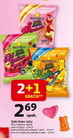 Auchan Żelki serduszka Bobo-Jelly oferta