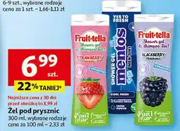 Auchan Żel pod prysznic fresh active Mentos oferta