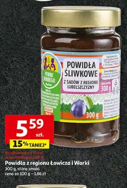 Auchan Powidła śliwkowe z sadów regionu lubelszczyzny Auchan Pewni Dobrego oferta