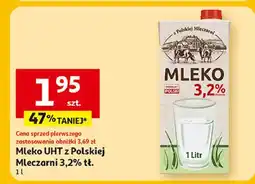 Auchan Mleko 3.2 % Mlekovita Z Polskiej Mleczarni oferta