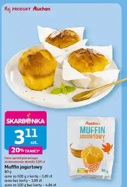 Auchan Muffin jogurtowy Auchan oferta
